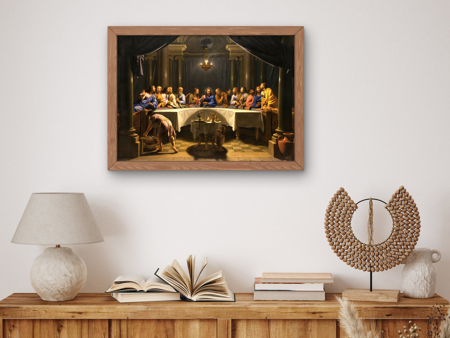 The Last Supper by Jean Baptiste de Champaigne, Wall Art Print, Fine Art Reproduction, Museum Quality Decor, Poster