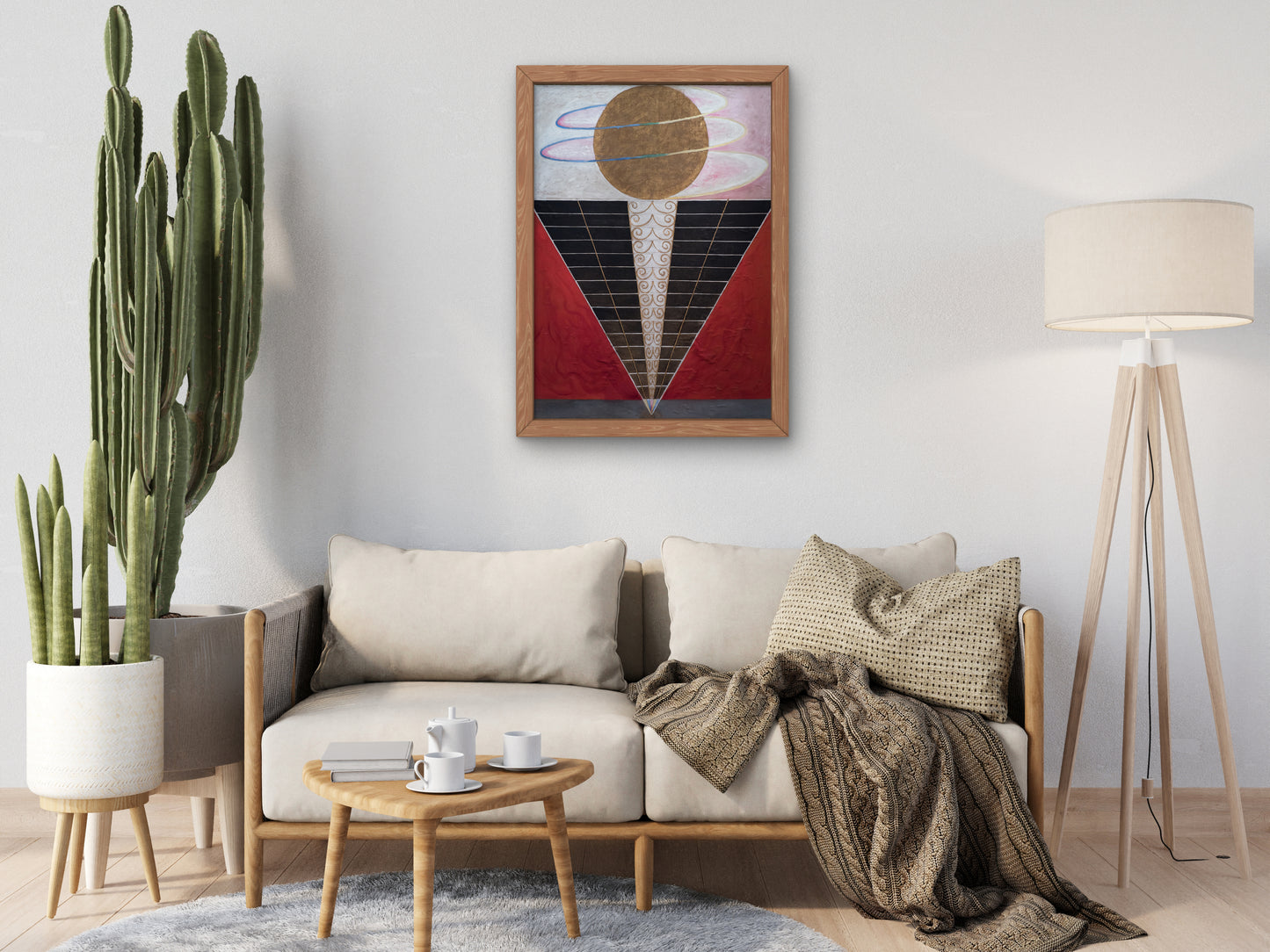 Group X No. 2 Altarpiece by Hilma af Klint 1915, Wall Art Print, Fine Art Reproduction, Museum Quality Decor, Poster