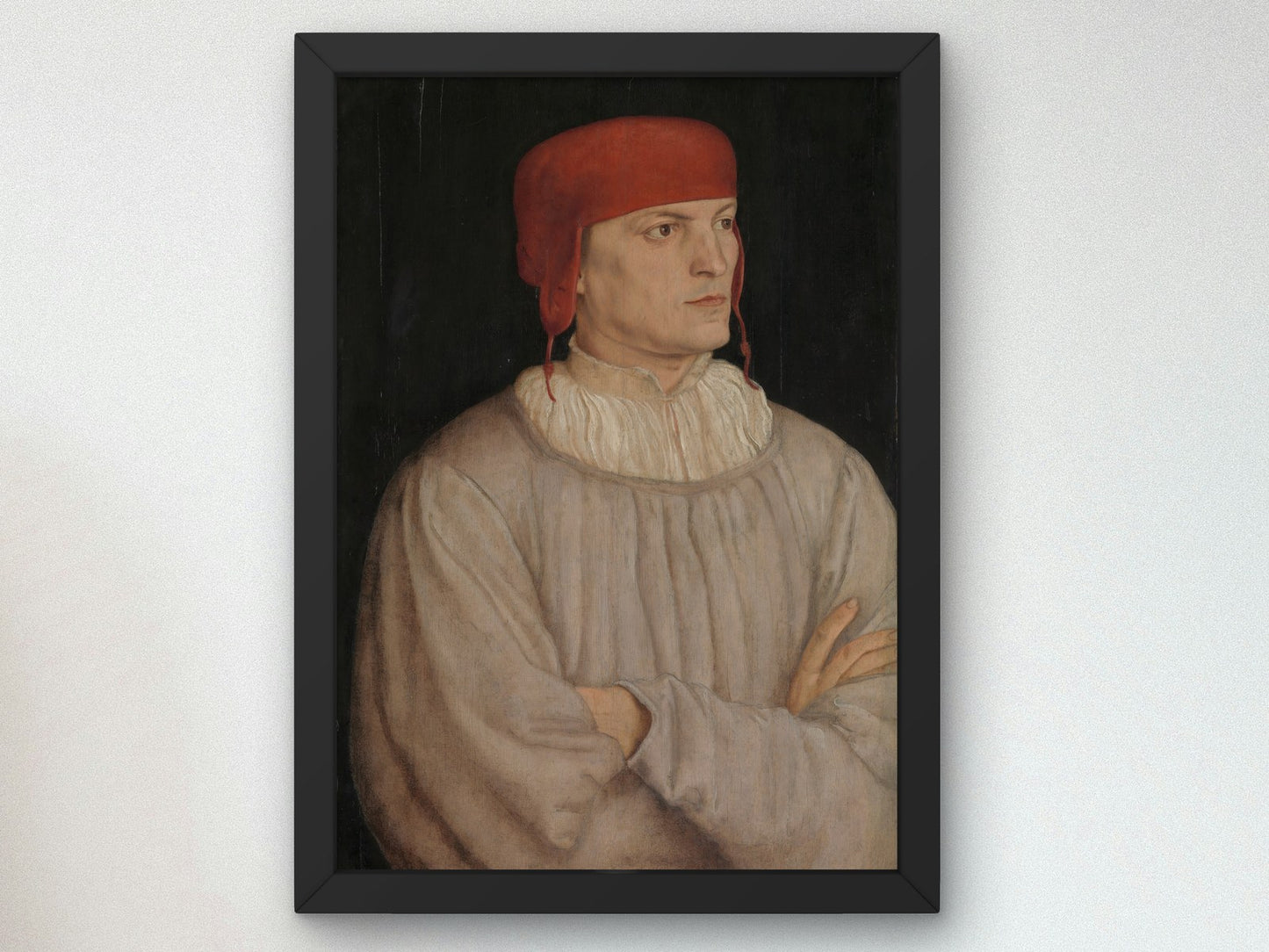 Portrait of Leonhard von Eck by Barthel Beham 1527, Wall Art Print, Fine Art Reproduction, Museum Quality Decor, Poster