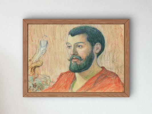 Portrait of Jules Bois by Émile Schuffenecker 1895, Wall Art Print, Fine Art Reproduction, Museum Quality Decor, Poster