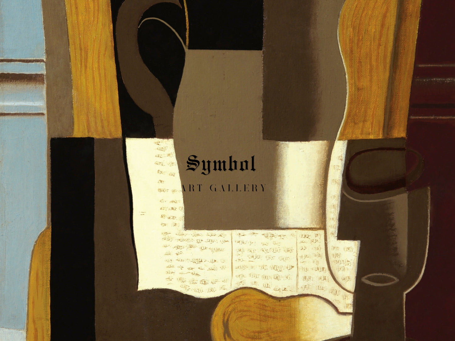 Le Broc by Juan Gris 1920, Wall Art Print, Fine Art Reproduction, Museum Quality Decor, Poster
