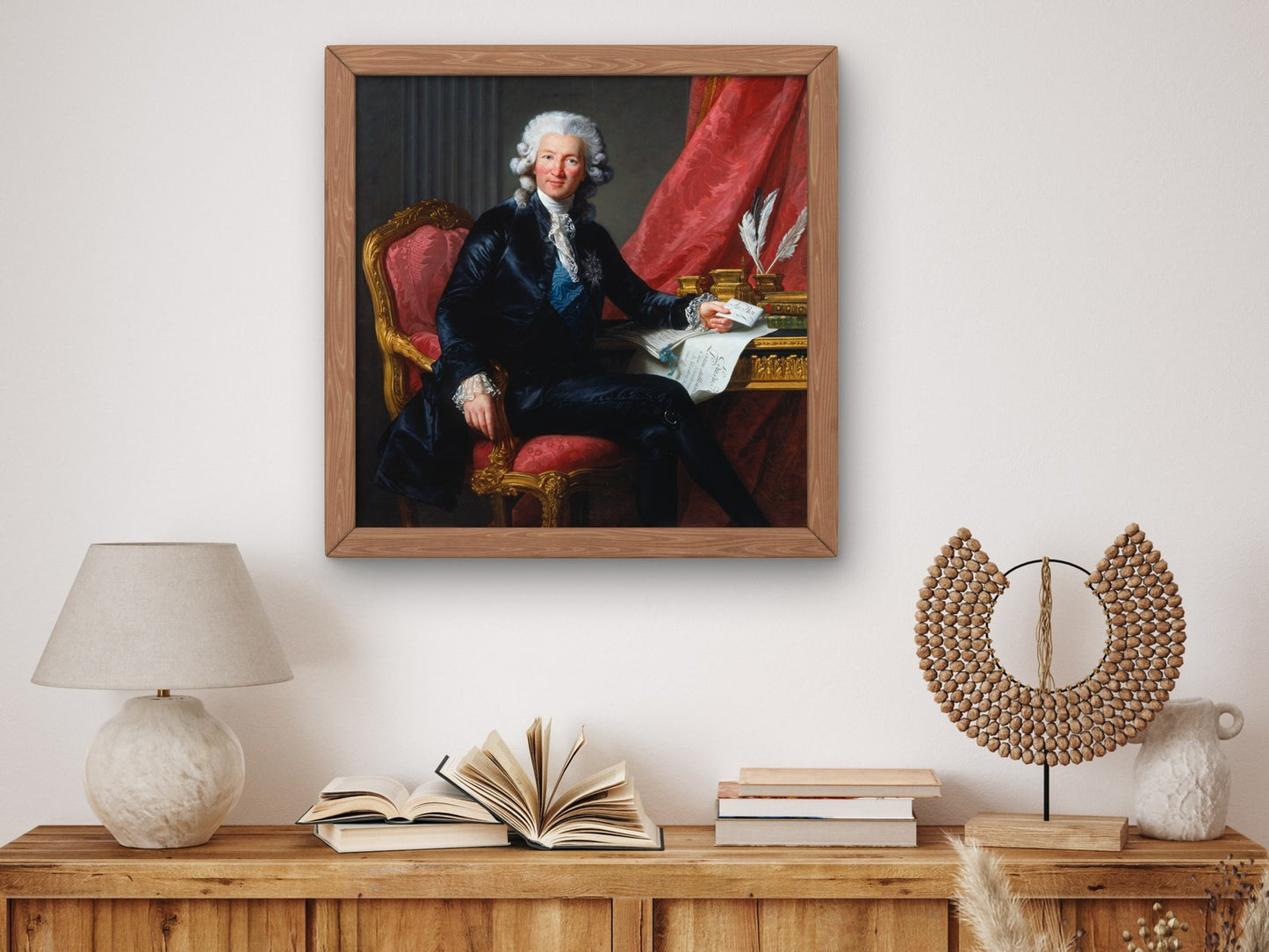 Portrait of Charles Alexandre de Calonne by Élisabeth Vigée Le Brun 1784, Wall Art Print, Fine Art Reproduction, Museum Quality Decor