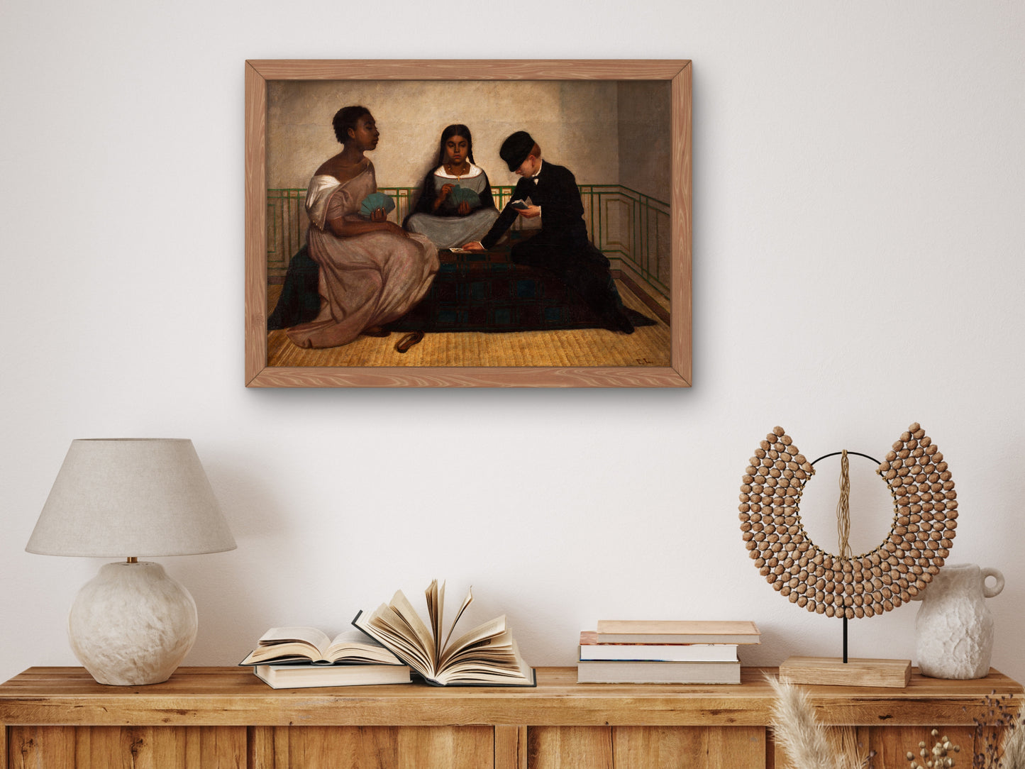 The Three Races by Francisco Laso 1859, Wall Art Print, Fine Art Reproduction, Museum Quality Decor, Poster
