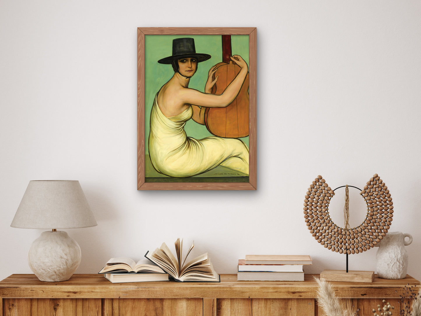 Dora the Cordoban by Julio Romero de Torres, Wall Art Print, Fine Art Reproduction, Museum Quality Decor, Poster