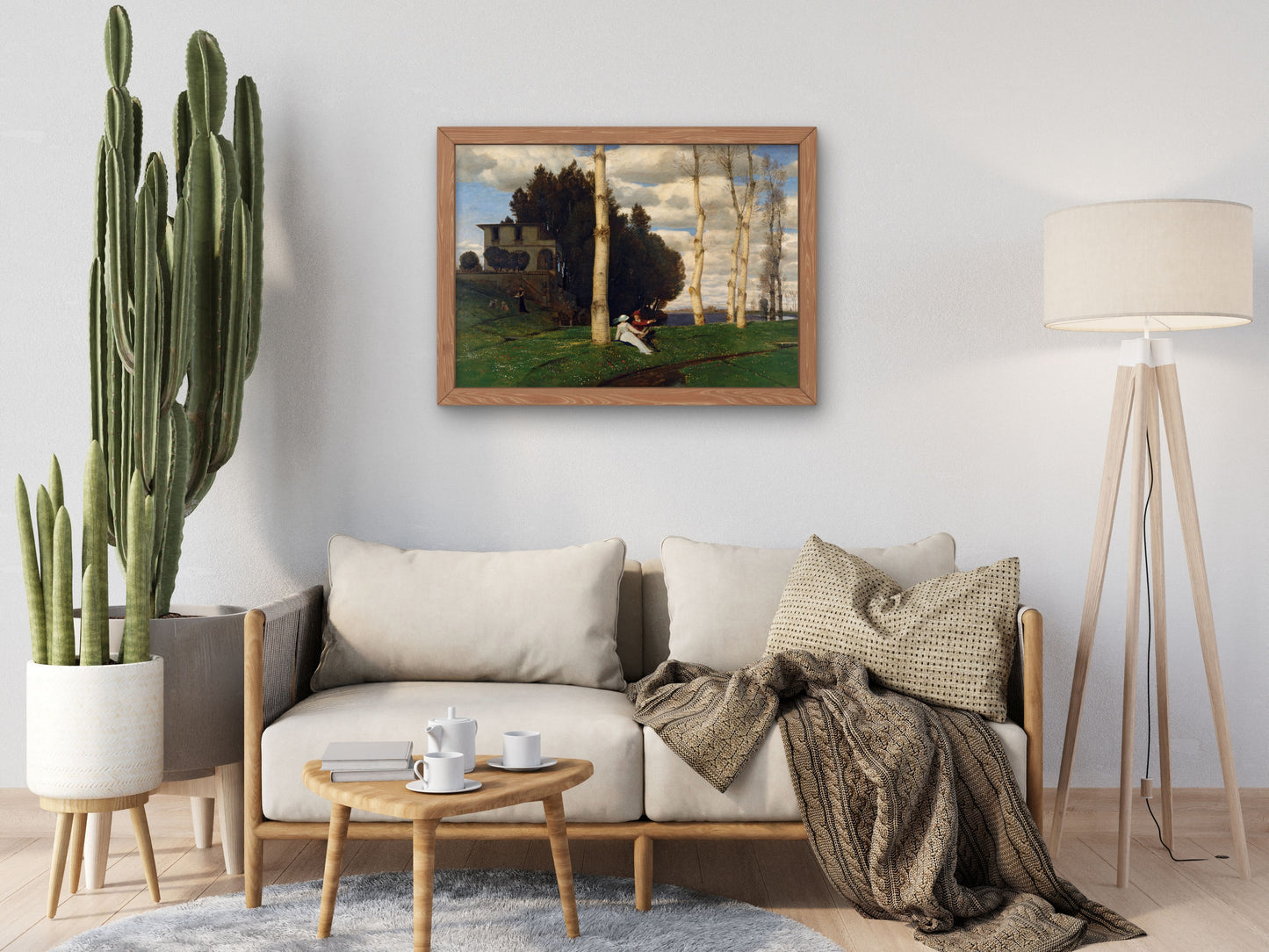 Spring Day The Three Life Ages by Arnold Böcklin 1883, Wall Art Print, Fine Art Reproduction, Museum Quality Decor, Poster