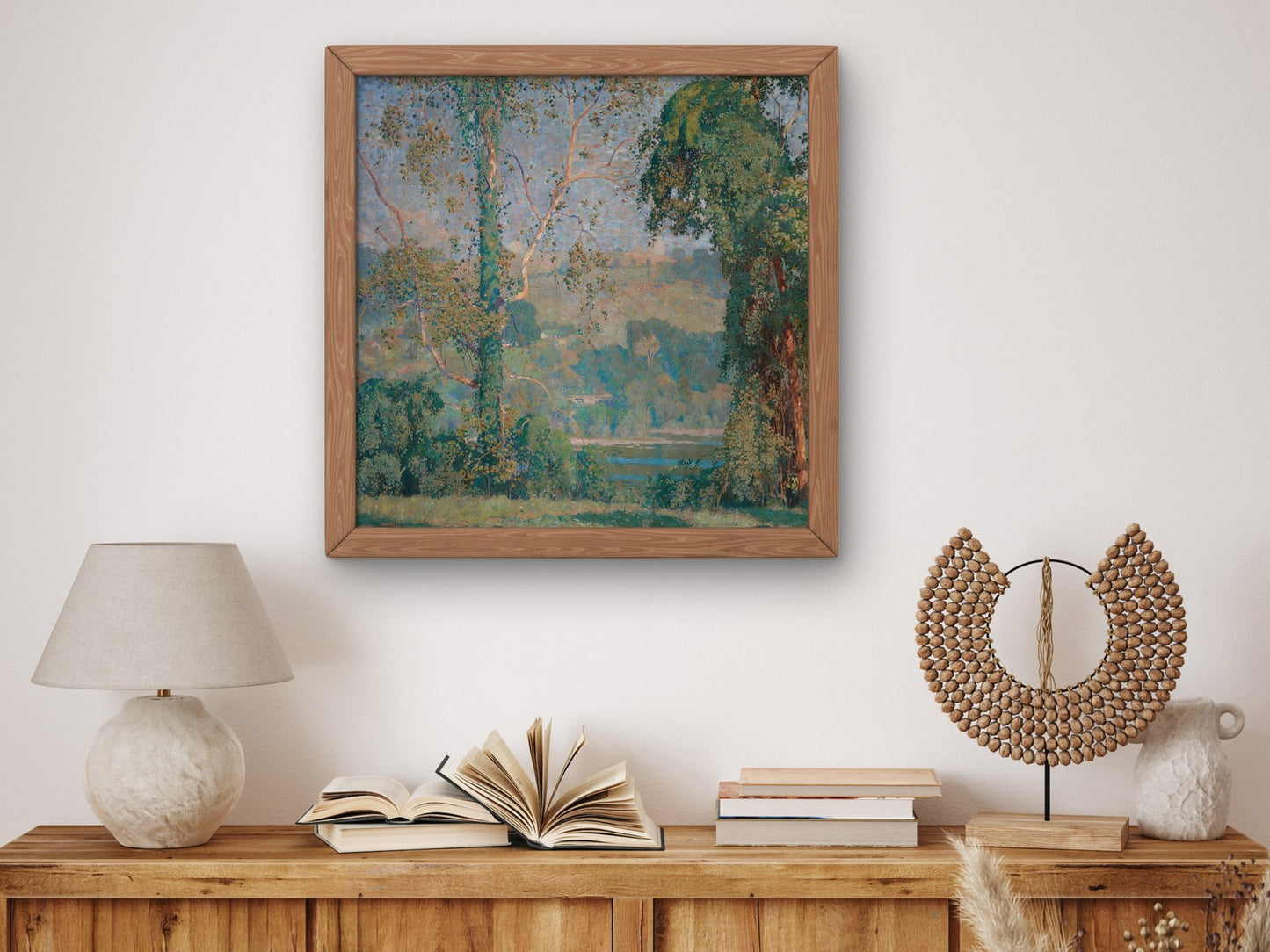 Vineclad Trees by Daniel Garber 1916, Wall Art Print, Fine Art Reproduction, Museum Quality Decor, Poster