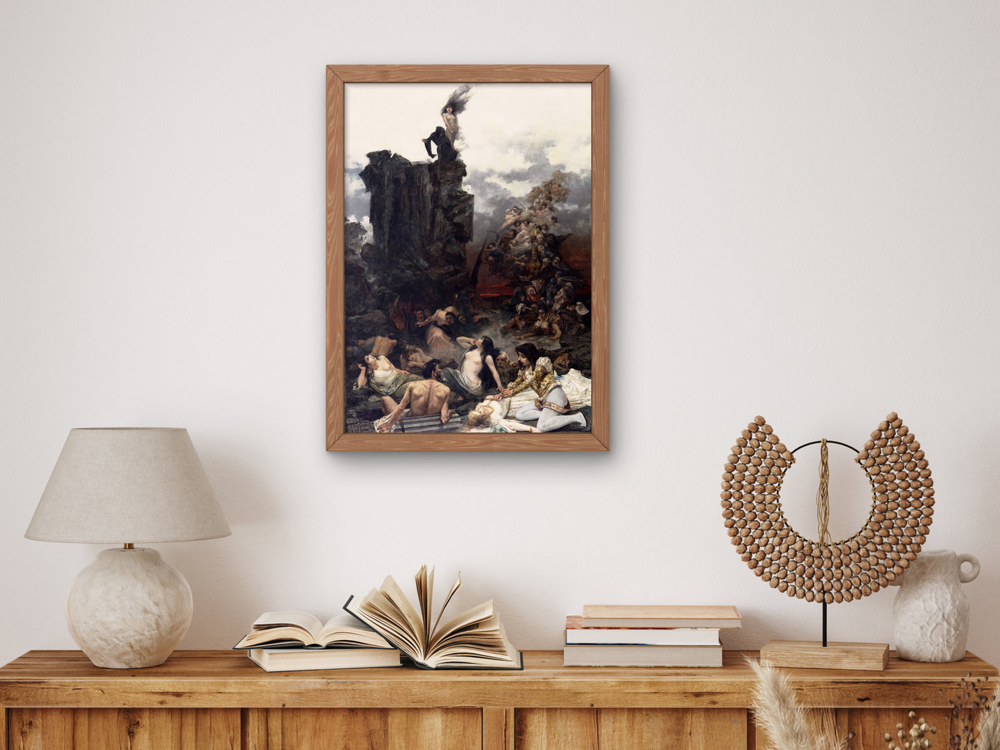 The Vision of Fray Martín by Vicente Nicolau Cotanda 1892, Wall Art Print, Fine Art Reproduction, Museum Quality Decor, Poster