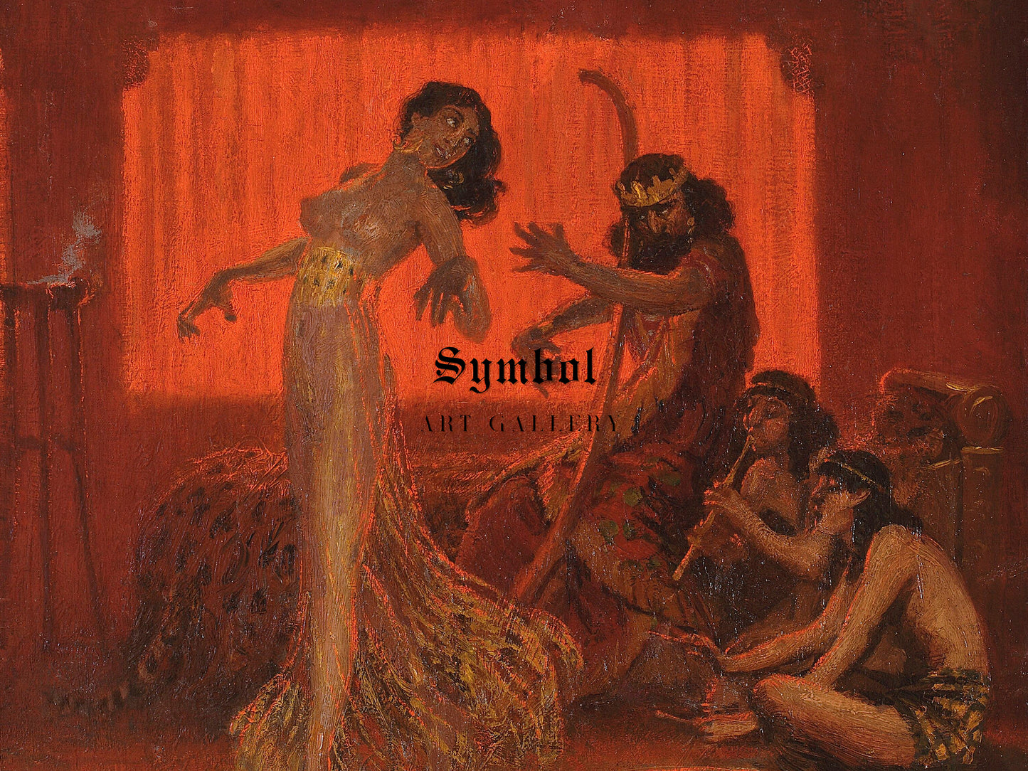 Salome's Dance by Edward Okuń 1939, Wall Art Print, Fine Art Reproduction, Museum Quality Decor, Poster
