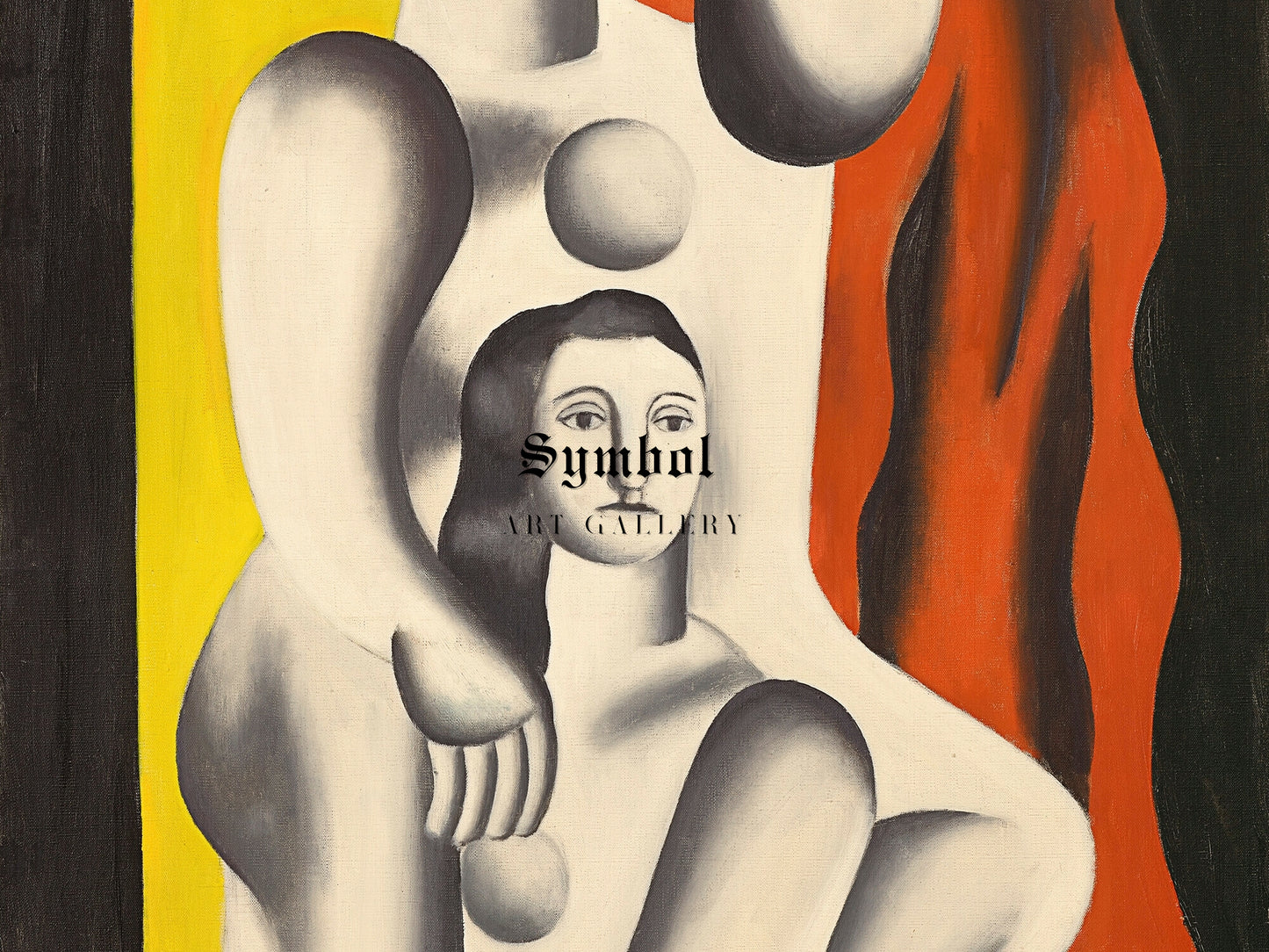 Two Women by Fernand Léger 1929, Wall Art Print, Fine Art Reproduction, Museum Quality Decor, Poster