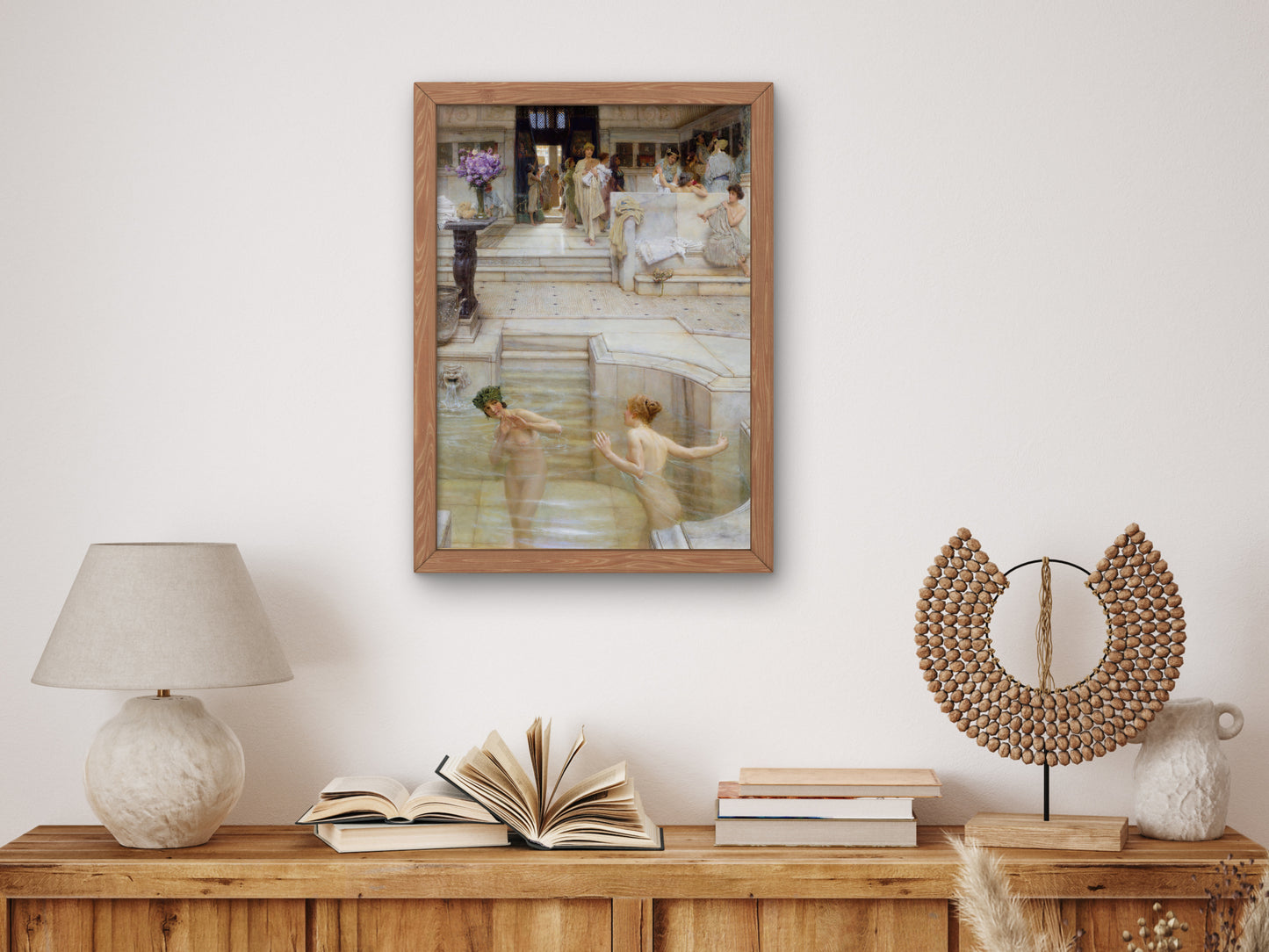 A Favourite Custom by Lawrence Alma Tadema 1909, Wall Art Print, Fine Art Reproduction, Museum Quality Decor, Poster