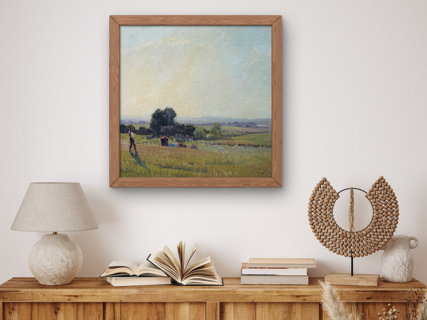 Morning Light by Elioth Gruner 1916, Wall Art Print, Fine Art Reproduction, Museum Quality Decor, Poster