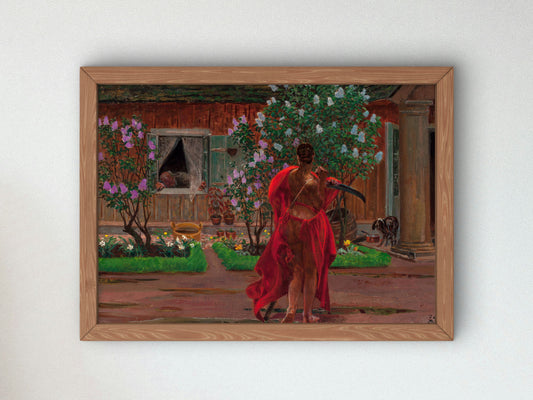 Thanatos by Jacek Malczewski 1898, Wall Art Print, Fine Art Reproduction, Museum Quality Decor, Poster