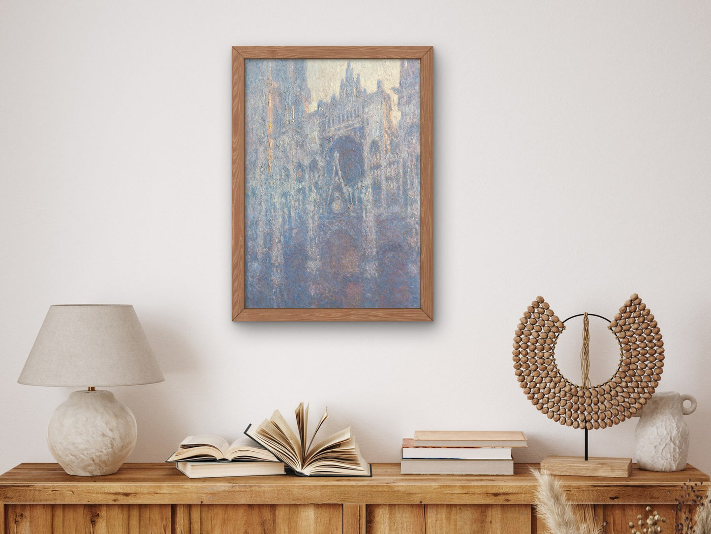 The Portal of Rouen Cathedral in Morning Light by Claude Monet 1894, Wall Art Print, Fine Art Reproduction, Museum Quality Decor, Poster