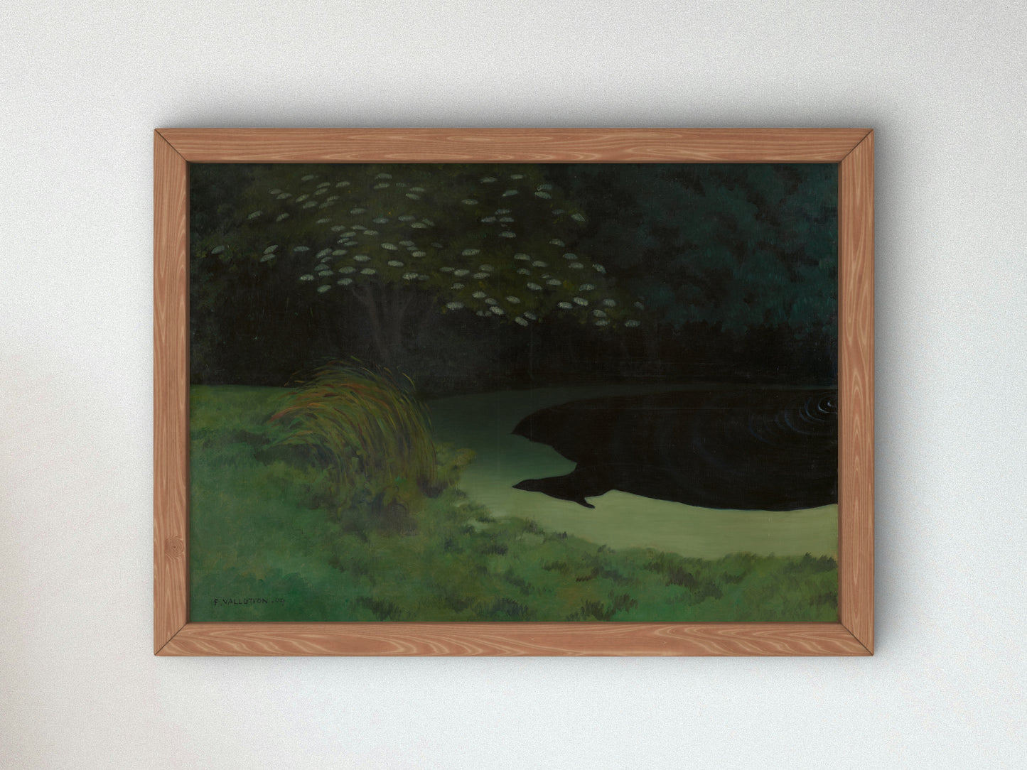 The Pond, Honfleur by Félix Vallotton 1909, Wall Art Print, Fine Art Reproduction, Museum Quality Decor, Poster