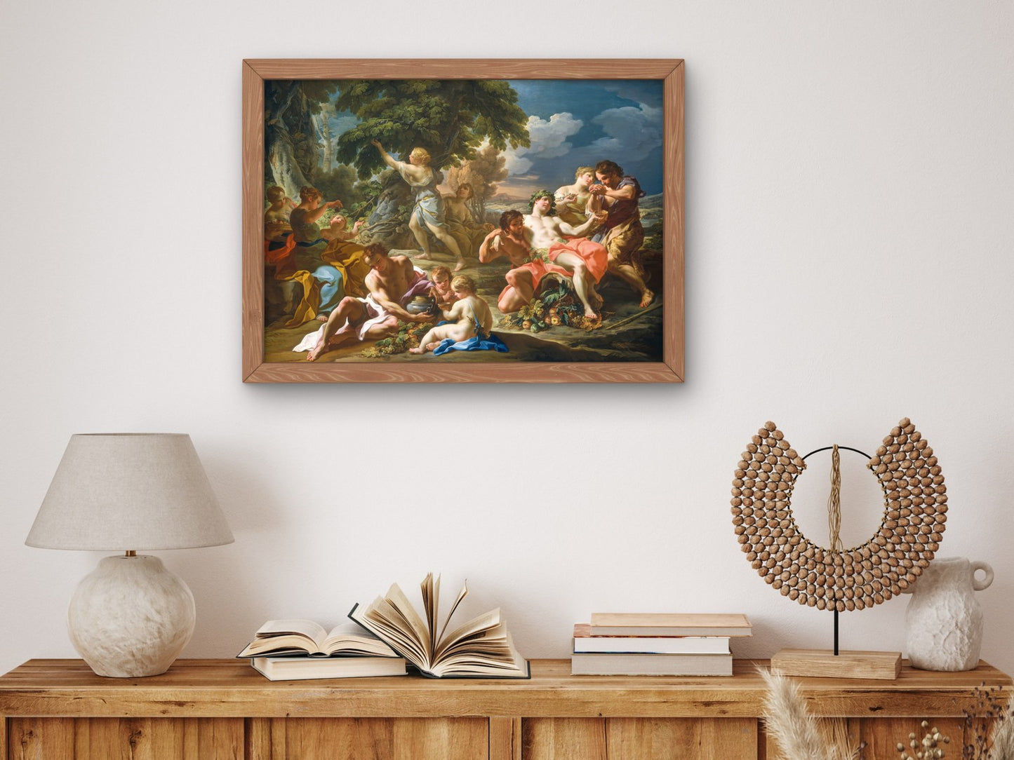 Autumn by Corrado Giaquinto 1740, Wall Art Print, Fine Art Reproduction, Museum Quality Decor, Poster