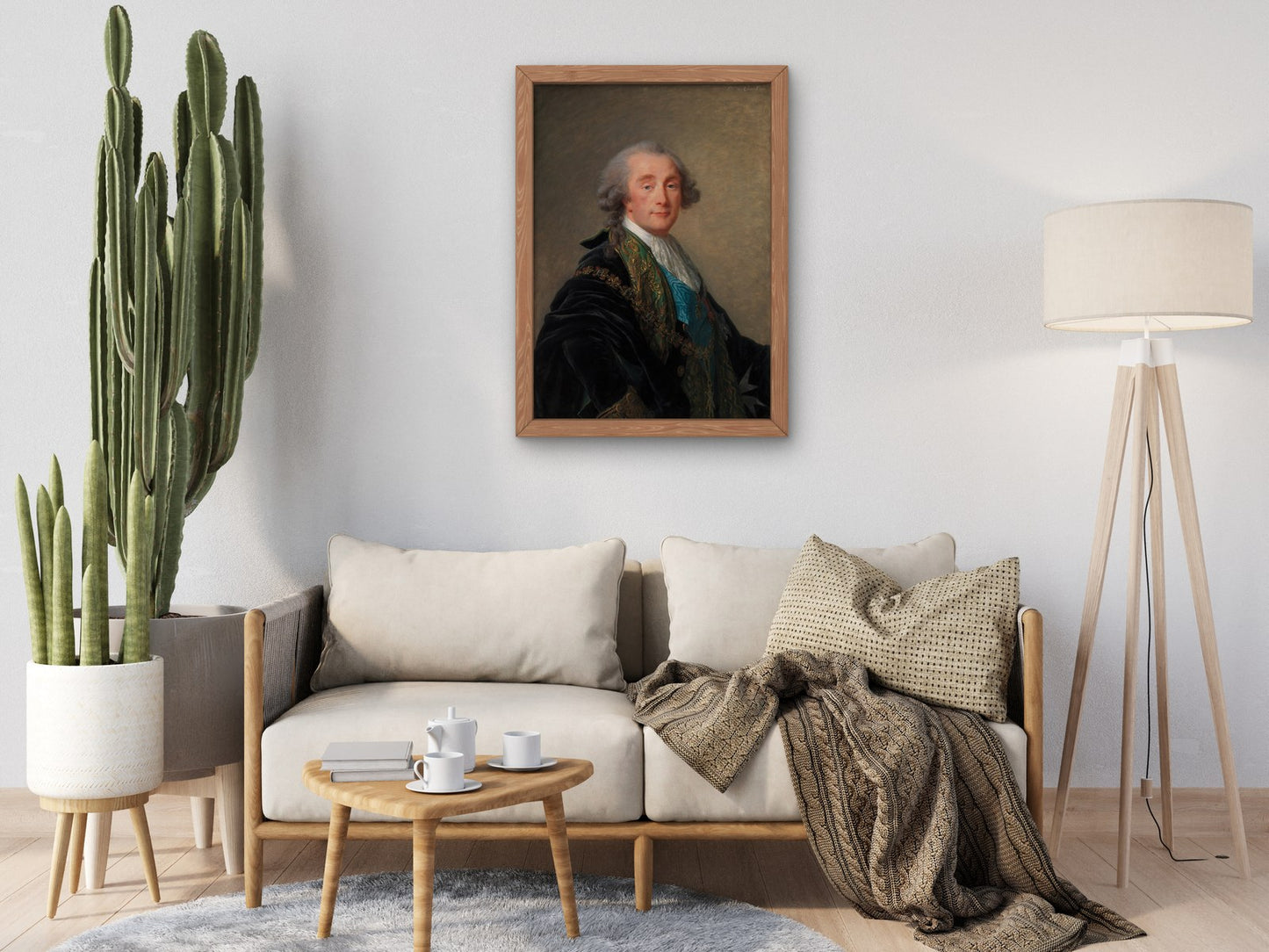 Portrait of Alexandre Charles Emmanuel de Crussol Florensac by Élisabeth Vigée Le Brun 1787, Wall Art Print, Fine Art Reproduction