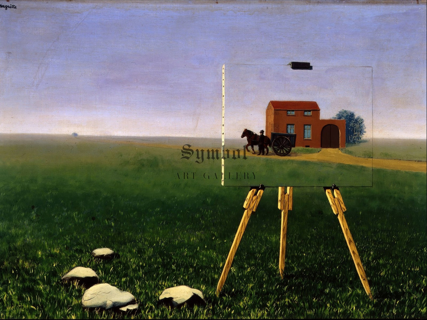La Belle Captive II by René Magritte 1935, Wall Art Print, Fine Art Reproduction, Museum Quality Decor, Poster