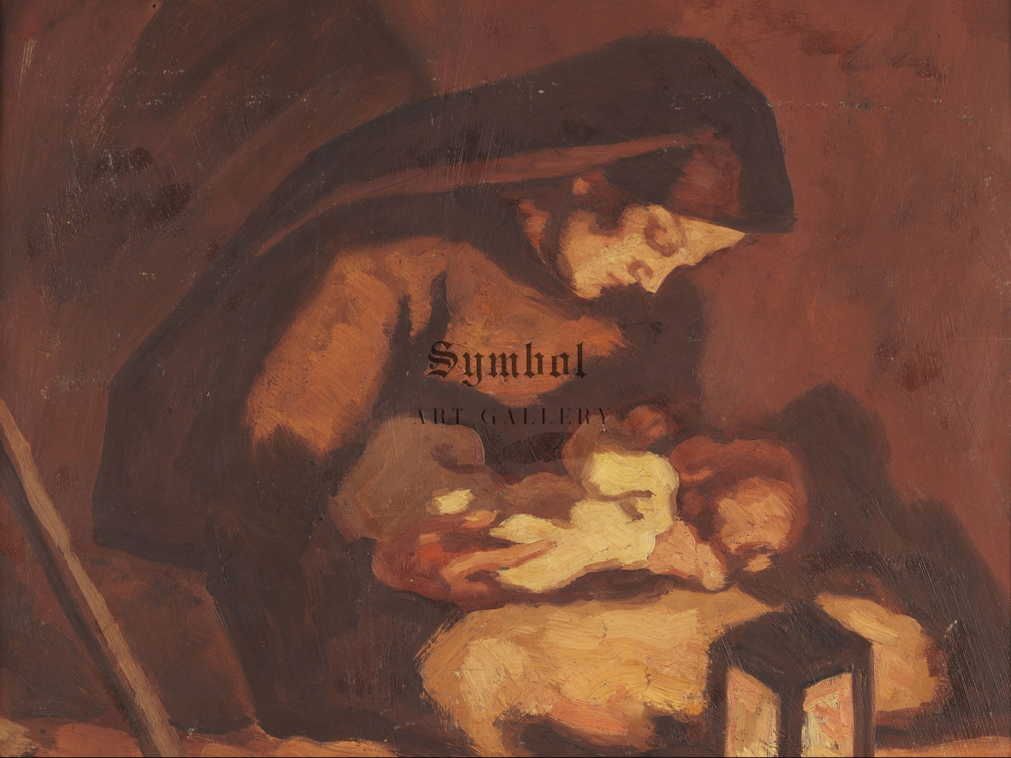 Maternity by Albin Egger Lienz 1920, Wall Art Print, Fine Art Reproduction, Museum Quality Decor, Poster