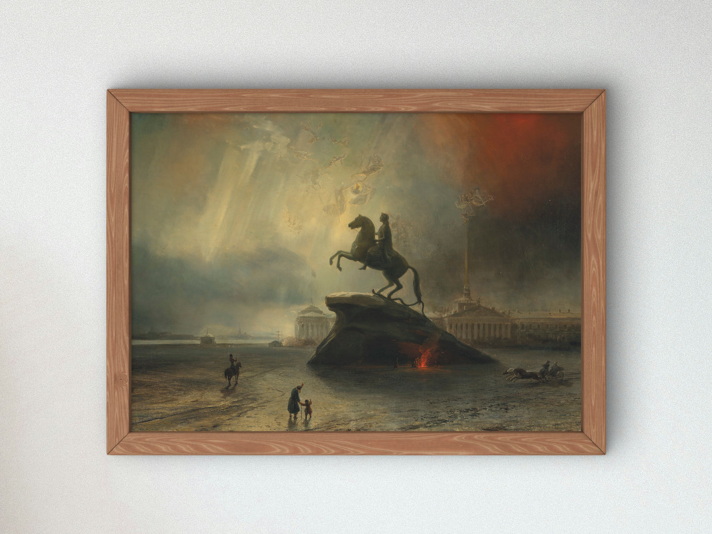The Bronze Horseman by Henriette Gudin, Wall Art Print, Fine Art Reproduction, Museum Quality Decor, Poster