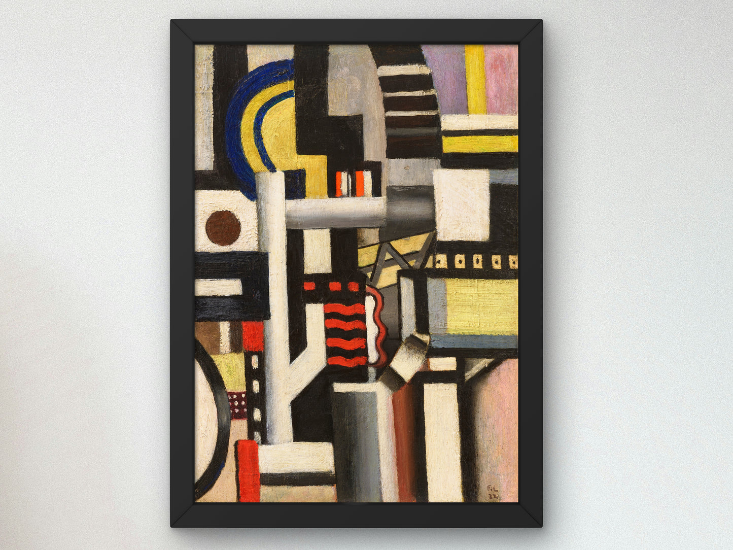 Mechanical Elements by Fernand Léger 1922, Wall Art Print, Fine Art Reproduction, Museum Quality Decor, Poster