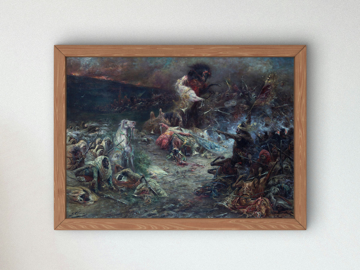 The Carnage by Georges Jules Victor Clairin 1890, Wall Art Print, Fine Art Reproduction, Museum Quality Decor, Poster