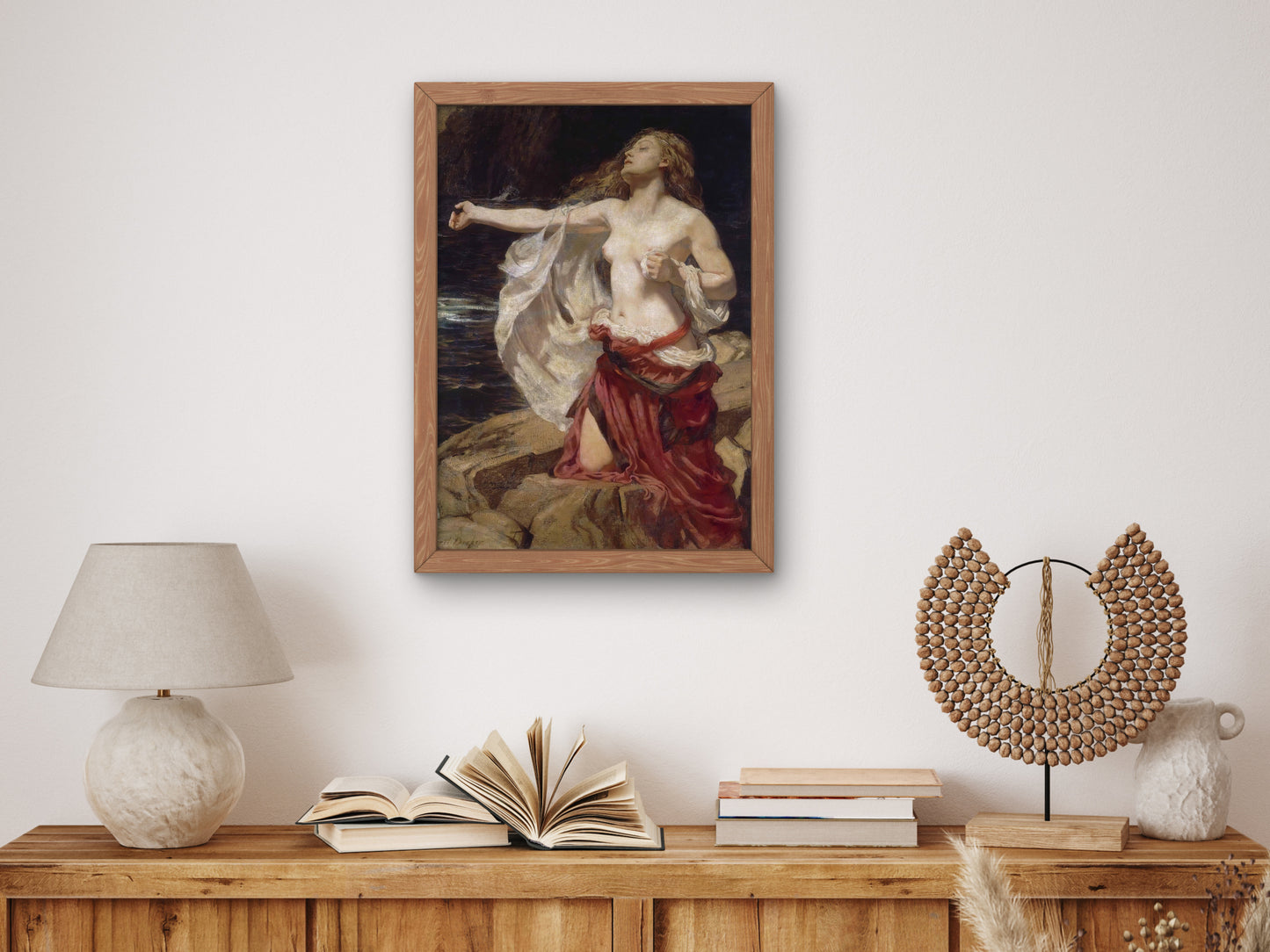 Ariadne by Herbert James Draper 1898, Wall Art Print, Fine Art Reproduction, Museum Quality Decor, Poster