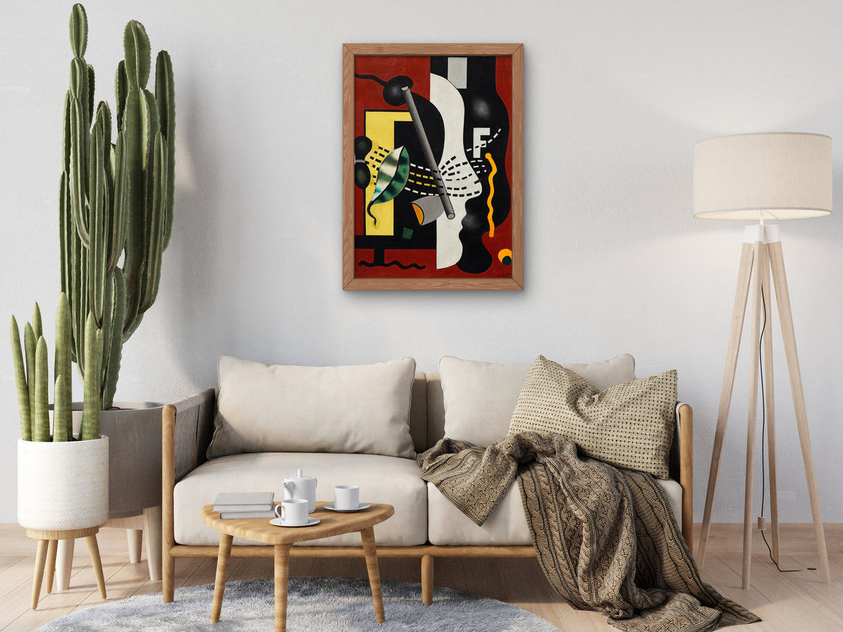Still Life by Fernand Léger 1930, Wall Art Print, Fine Art Reproduction, Museum Quality Decor, Poster