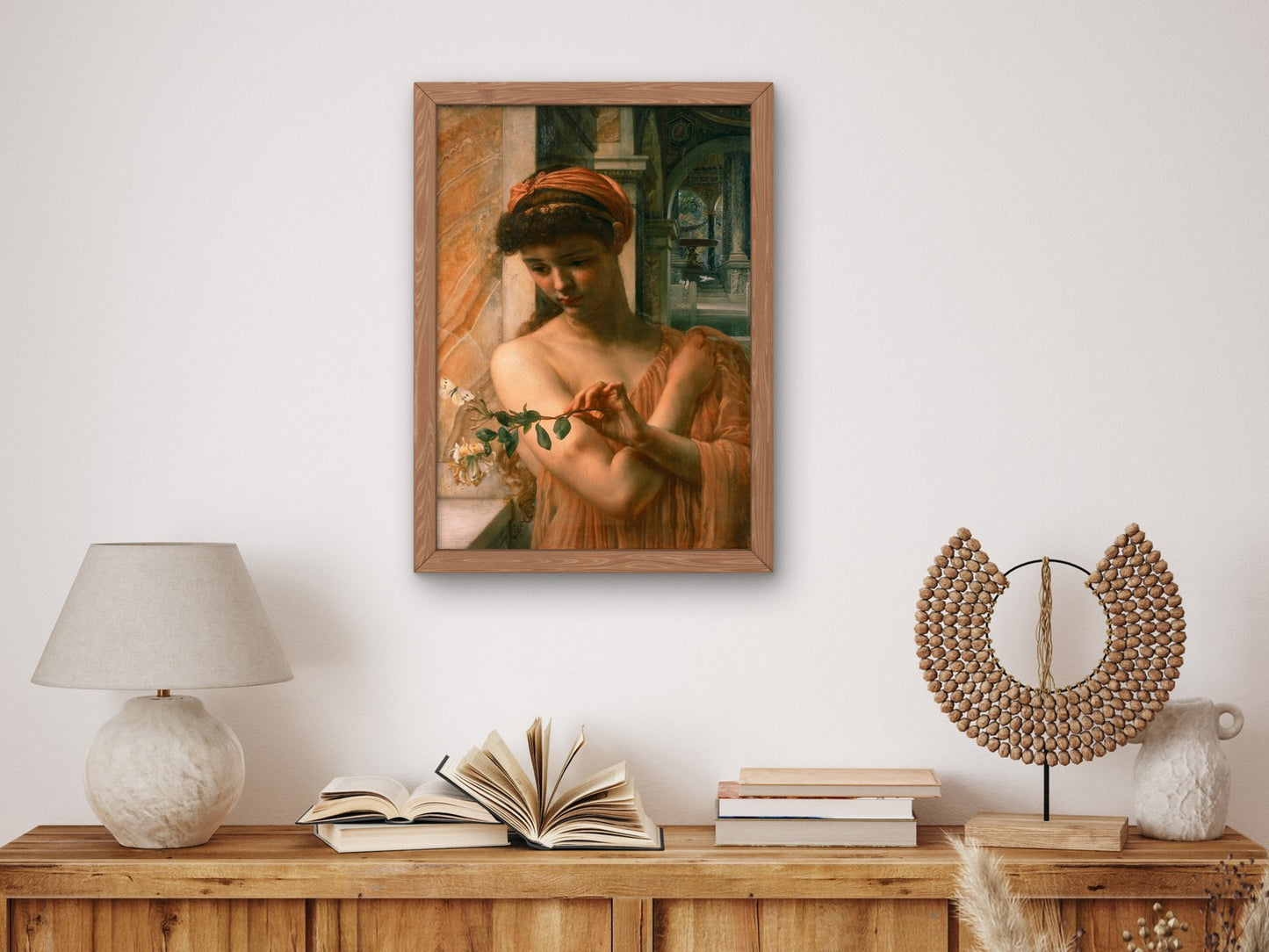 Psyche in the Temple of Love by Edward John Poynter 1882, Wall Art Print, Fine Art Reproduction, Museum Quality Decor, Poster