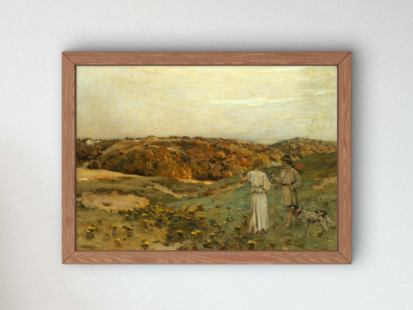 Tobias and the Angel by Jean Charles Cazin 1878, Wall Art Print, Fine Art Reproduction, Museum Quality Decor, Poster