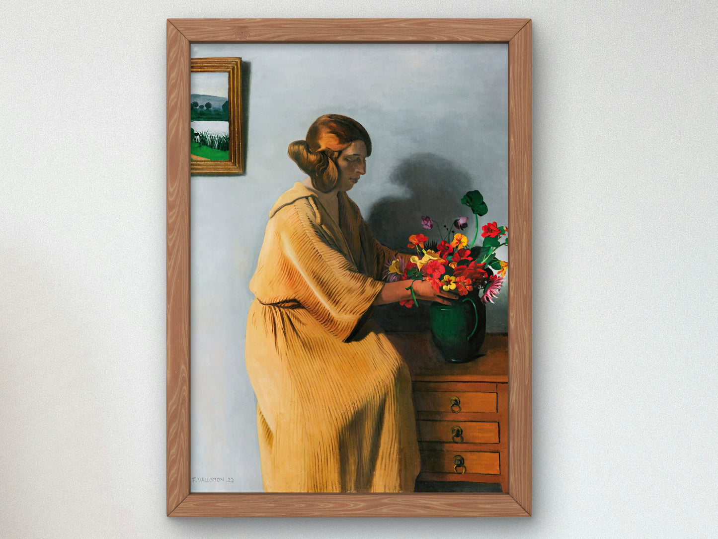 The Bouquet by Félix Vallotton 1922, Wall Art Print, Fine Art Reproduction, Museum Quality Decor, Poster