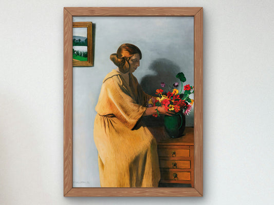 The Bouquet by Félix Vallotton 1922, Wall Art Print, Fine Art Reproduction, Museum Quality Decor, Poster