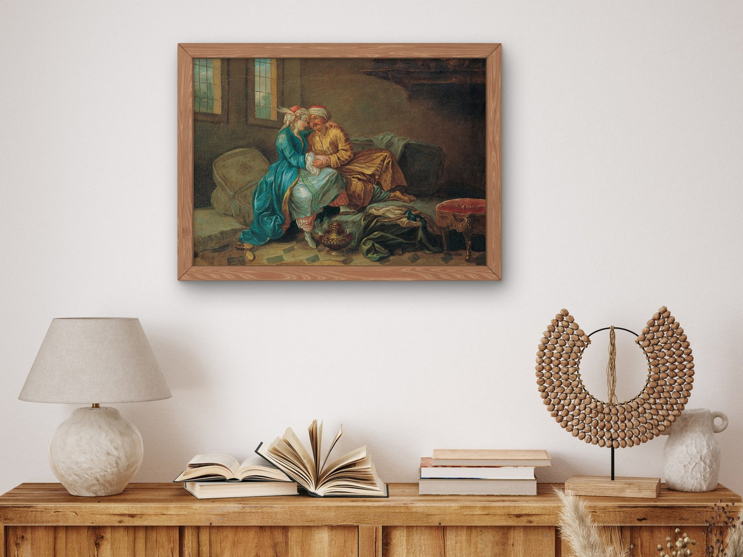 The Favourite Sultana by Étienne Jeaurat, Wall Art Print, Fine Art Reproduction, Museum Quality Decor, Poster