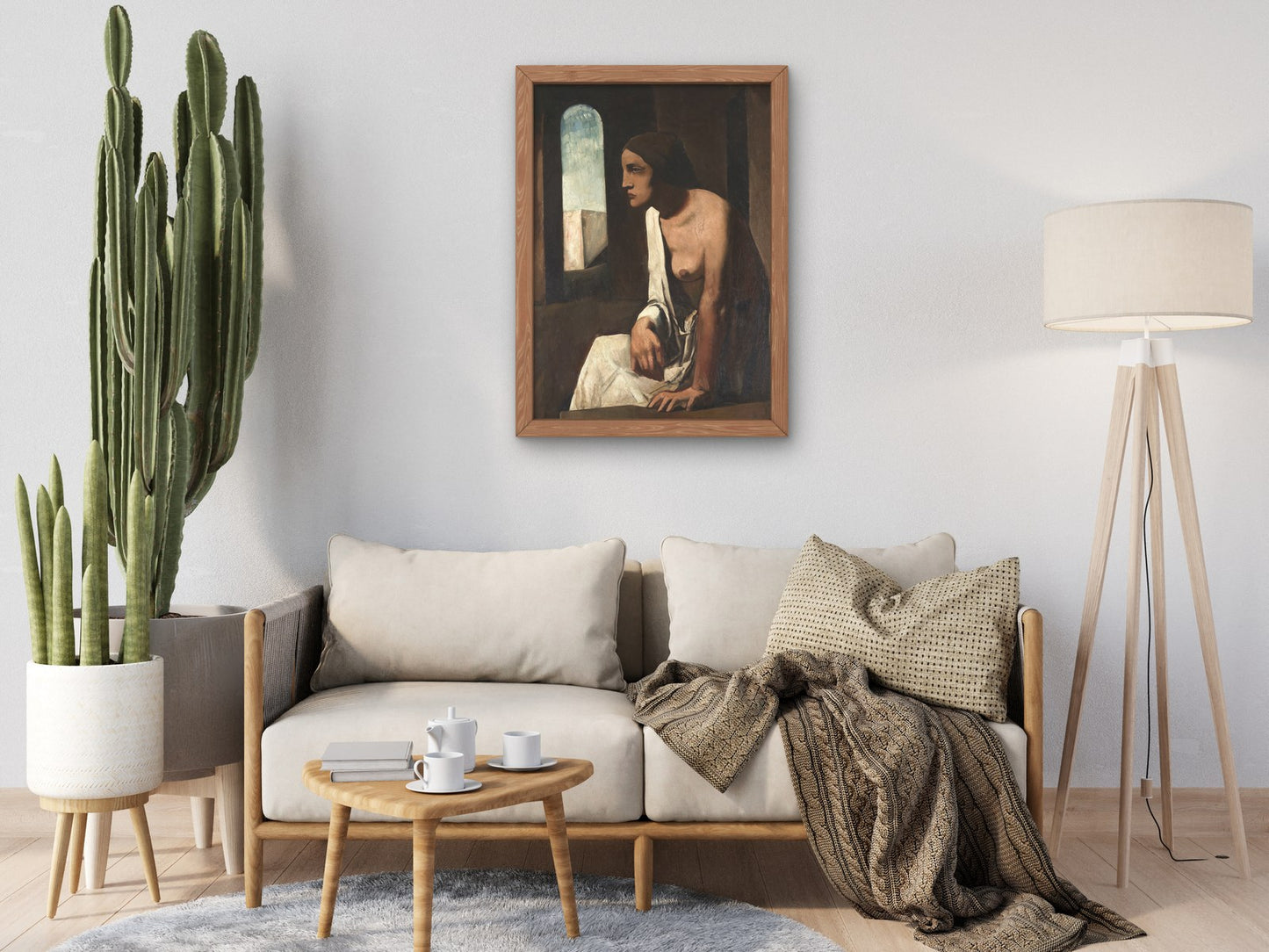 Solitudine by Mario Sironi 1925, Wall Art Print, Fine Art Reproduction, Museum Quality Decor, Poster