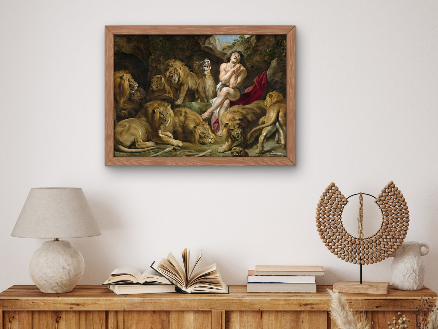 Daniel in the Lions' Den by Peter Paul Rubens 1615, Wall Art Print, Fine Art Reproduction, Museum Quality Decor, Poster