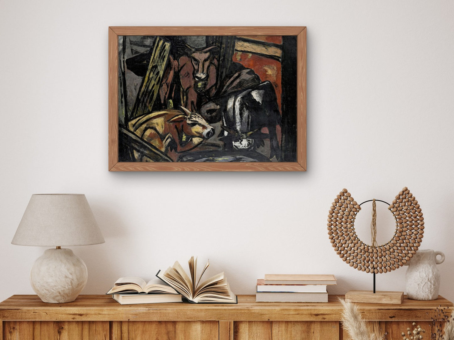 Bullock Shed by Max Beckmann 1933, Wall Art Print, Fine Art Reproduction, Museum Quality Decor, Poster