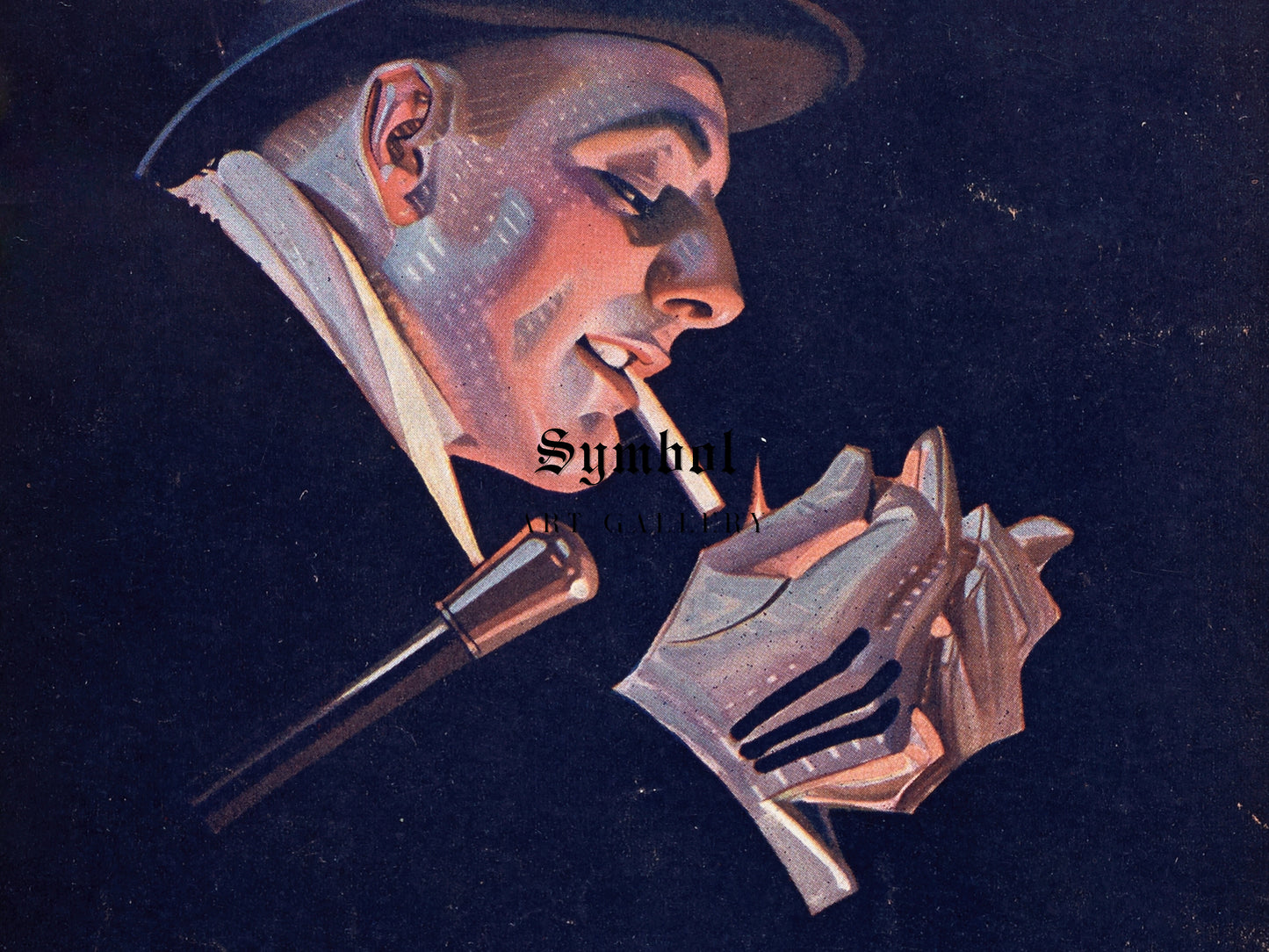 Fatima Cigarette by Joseph Christian Leyendecker 1920, Wall Art Print, Fine Art Reproduction, Museum Quality Decor, Poster