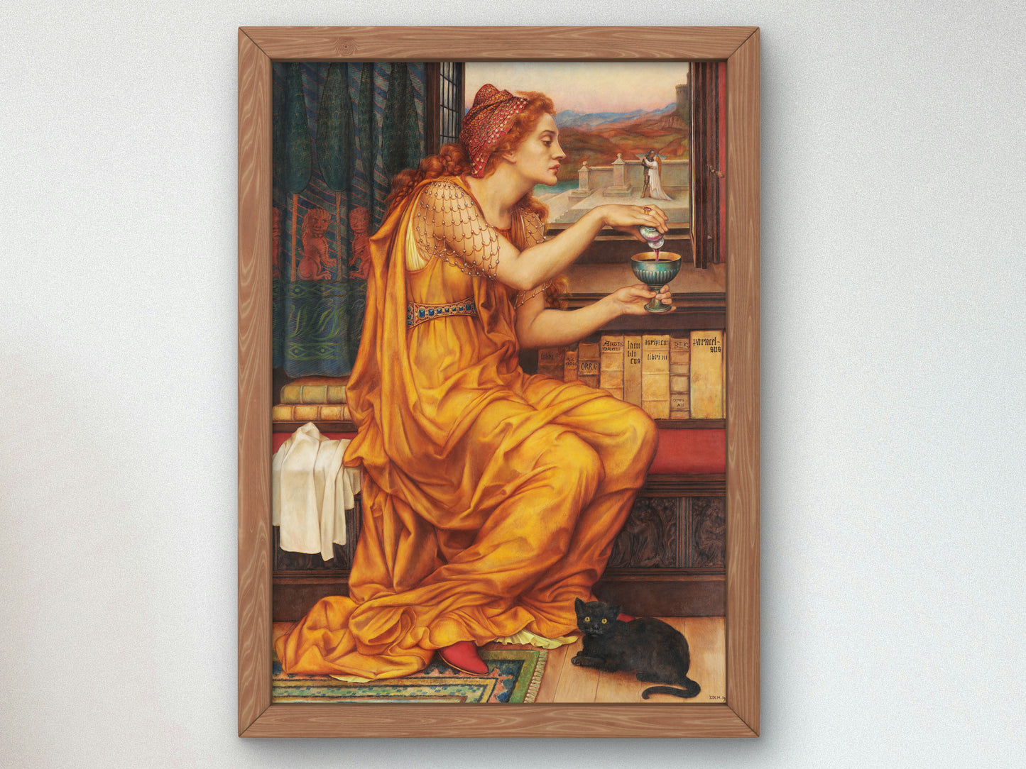 The Love Potion by Evelyn De Morgan 1903, Wall Art Print, Fine Art Reproduction, Museum Quality Decor, Poster