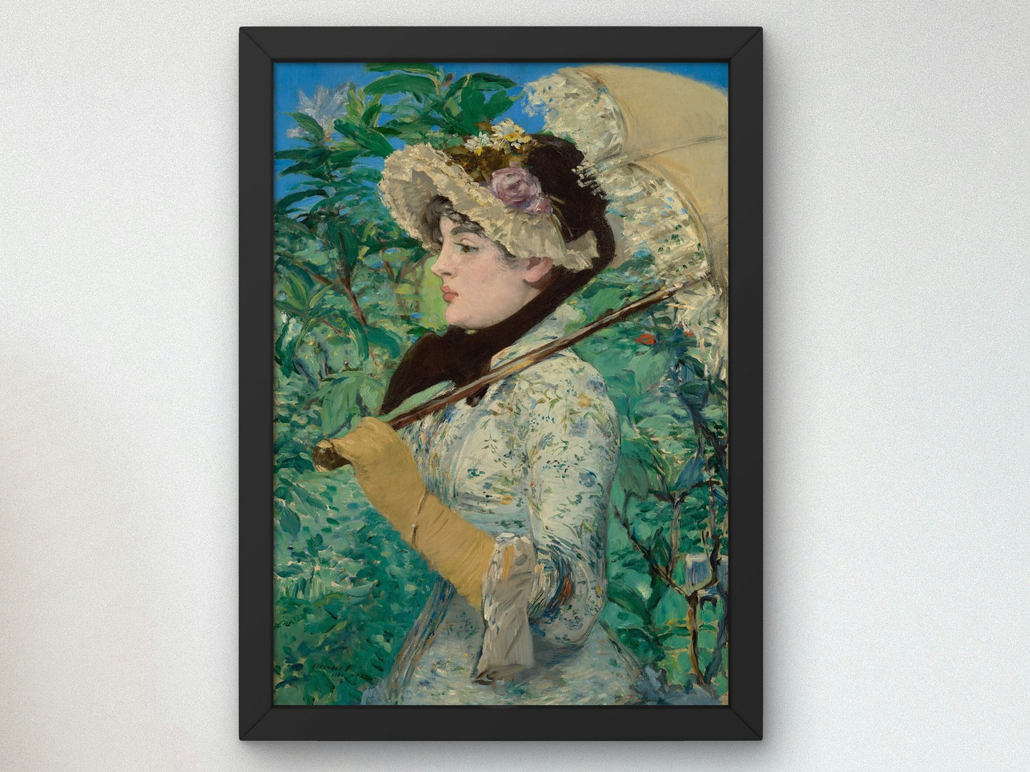 Jeanne by Édouard Manet 1881, Wall Art Print, Fine Art Reproduction, Museum Quality Decor, Poster