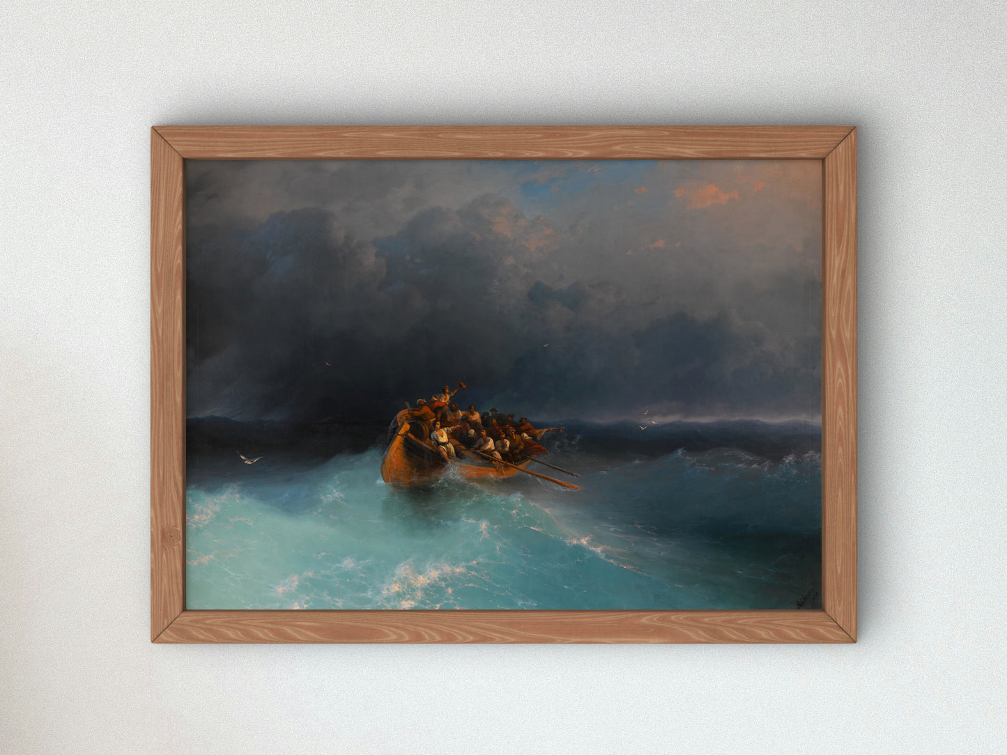 The Survivors by Ivan Aivazovsky 1878, Wall Art Print, Fine Art Reproduction, Museum Quality Decor, Poster