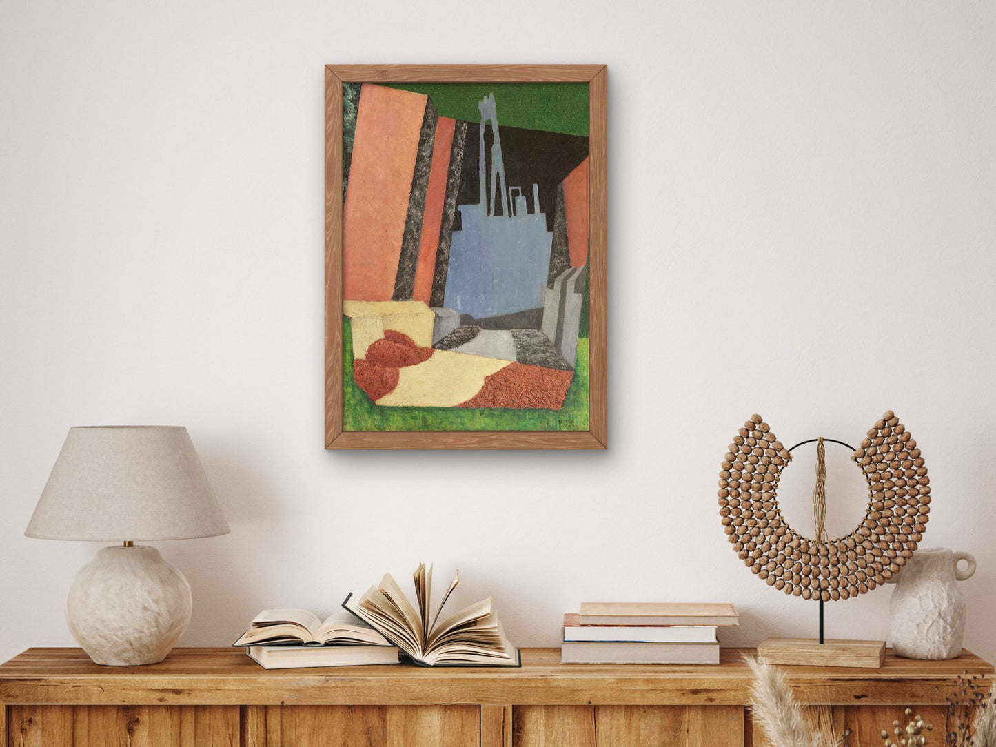Paysage urbain by Diego Rivera 1916, Wall Art Print, Fine Art Reproduction, Museum Quality Decor, Poster