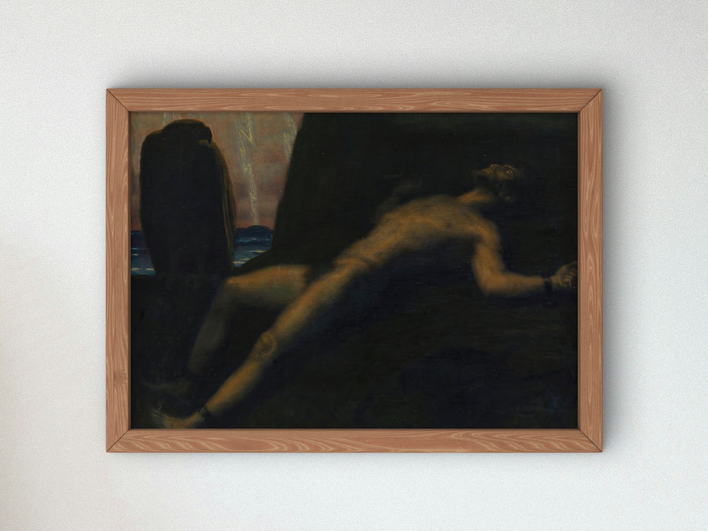 Prometheus by Franz von Stuck 1928, Wall Art Print, Fine Art Reproduction, Museum Quality Decor, Poster