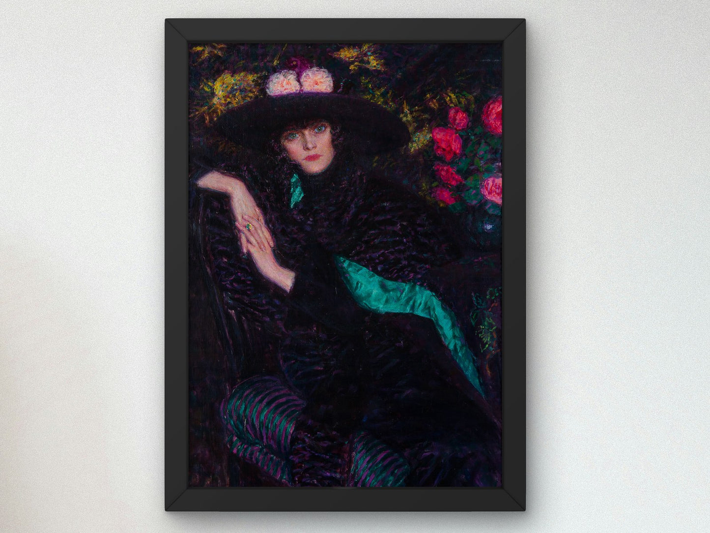 L'attesa by Enrico Lionne 1919, Wall Art Print, Fine Art Reproduction, Museum Quality Decor, Poster