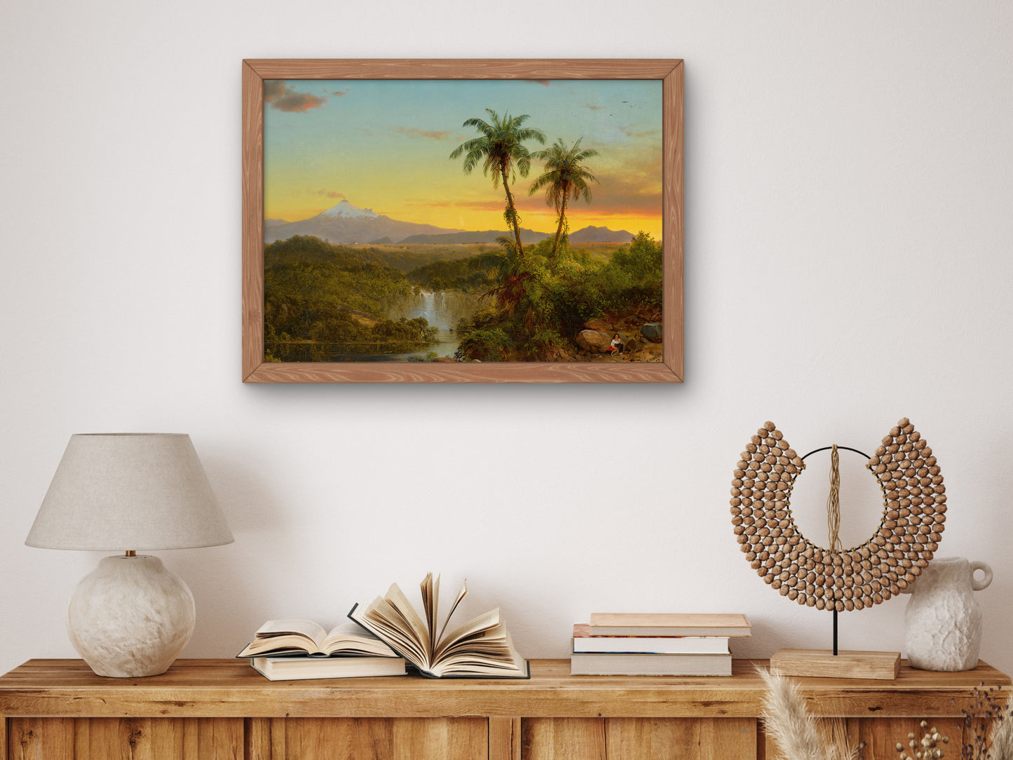 South American Landscape by Frederic Edwin Church 1857, Wall Art Print, Fine Art Reproduction, Museum Quality Decor, Poster