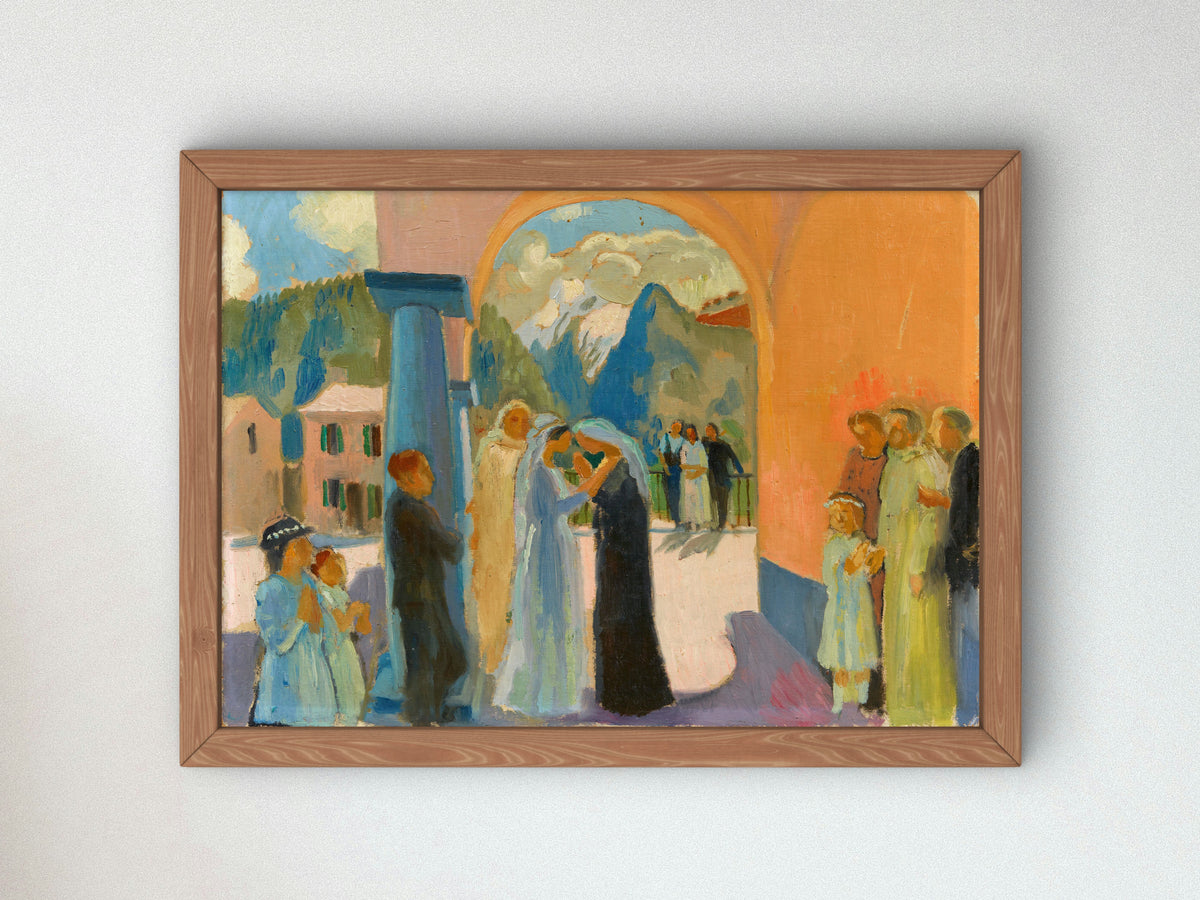 Visitation à Finhaut by Maurice Denis 1934, Wall Art Print, Fine Art Reproduction, Museum Quality Decor, Poster