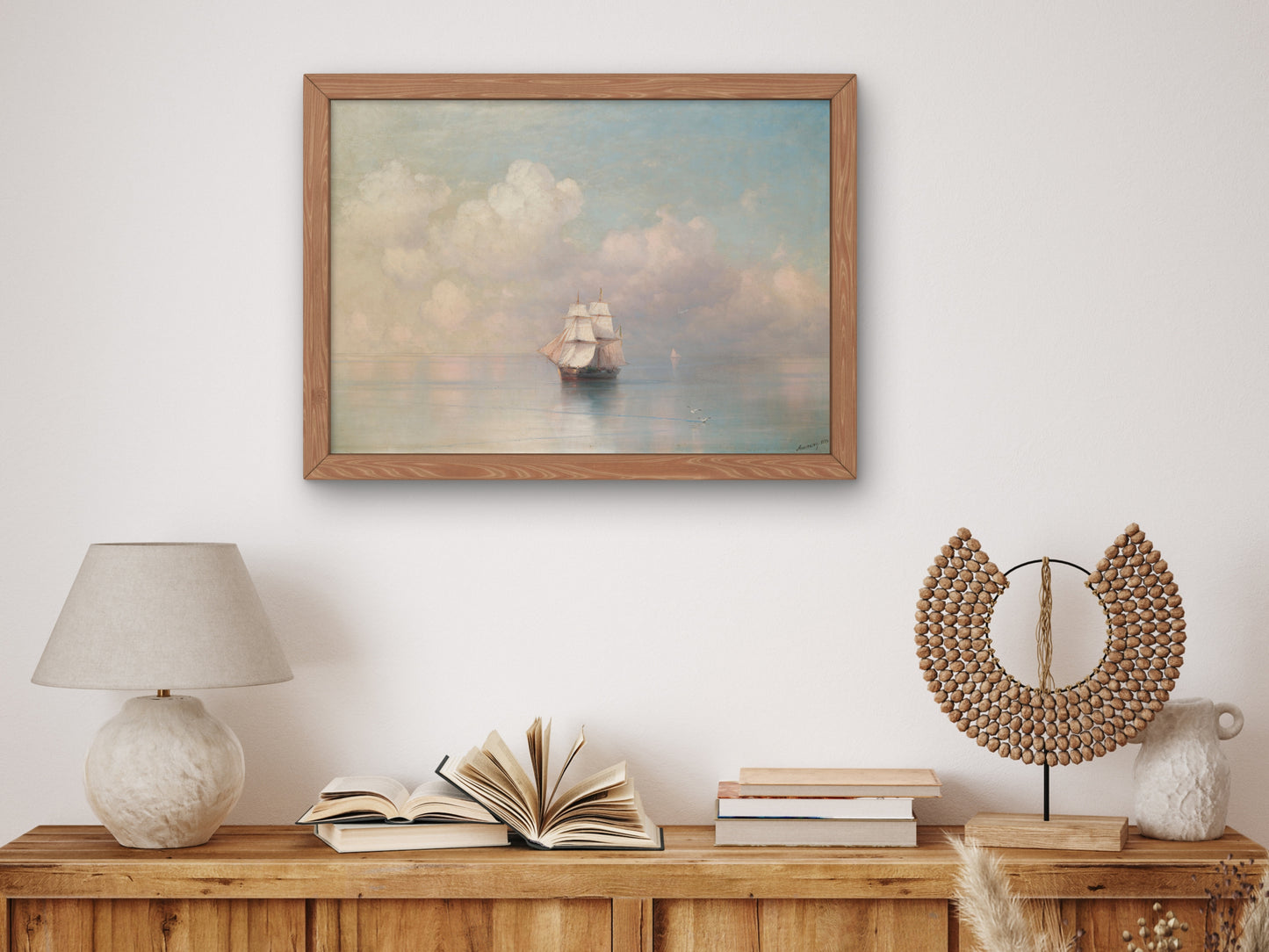 Calm Seas by Ivan Konstantinovich Aivazovsky, Wall Art Print, Fine Art Reproduction, Museum Quality Decor, Poster