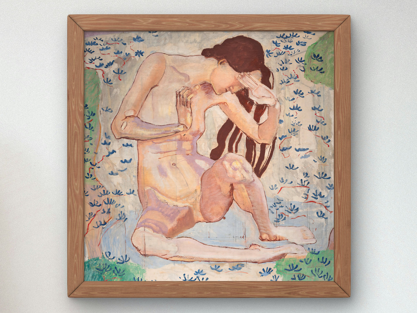 Study for Day by Ferdinand Hodler 1898, Wall Art Print, Fine Art Reproduction, Museum Quality Decor, Poster