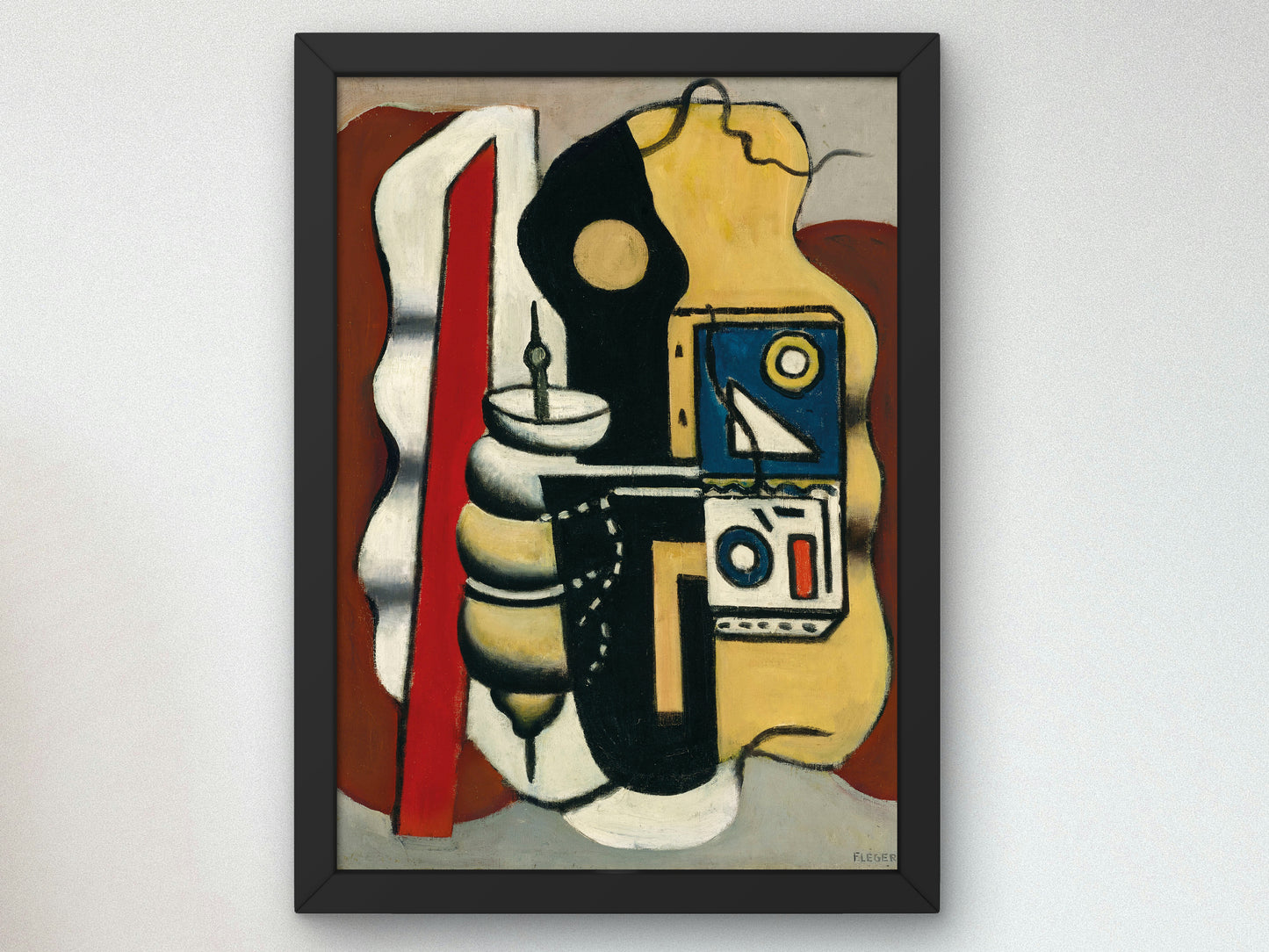 Composition with Spinning Top by Fernand Léger 1929, Wall Art Print, Fine Art Reproduction, Museum Quality Decor, Poster