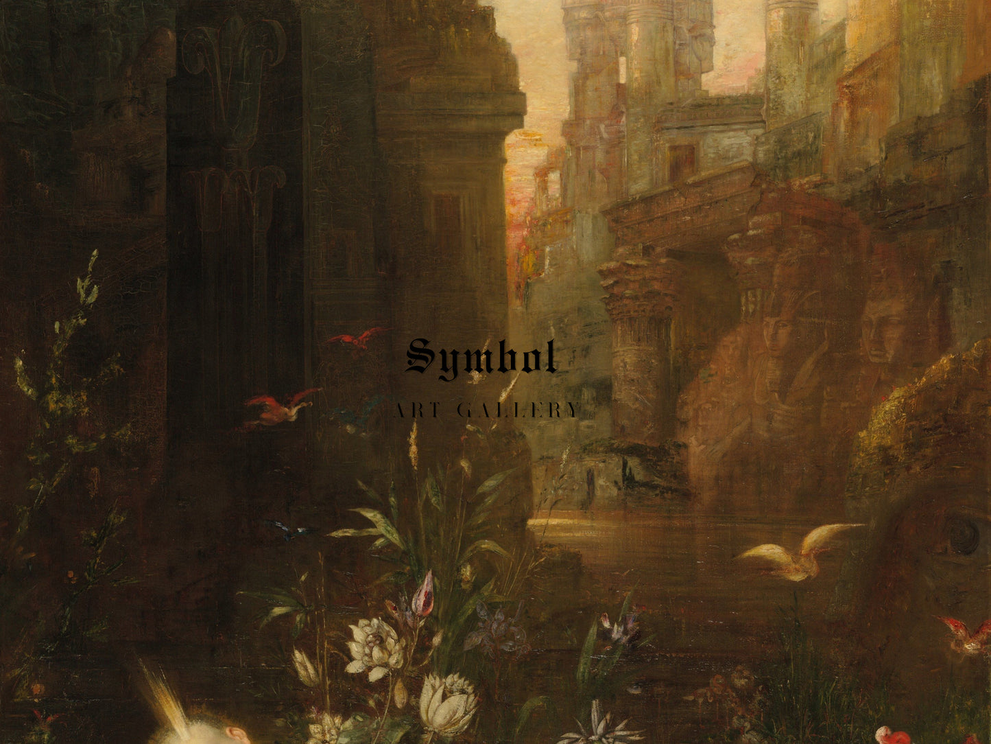 The Infant Moses by Gustave Moreau 1876, Wall Art Print, Fine Art Reproduction, Museum Quality Decor, Poster