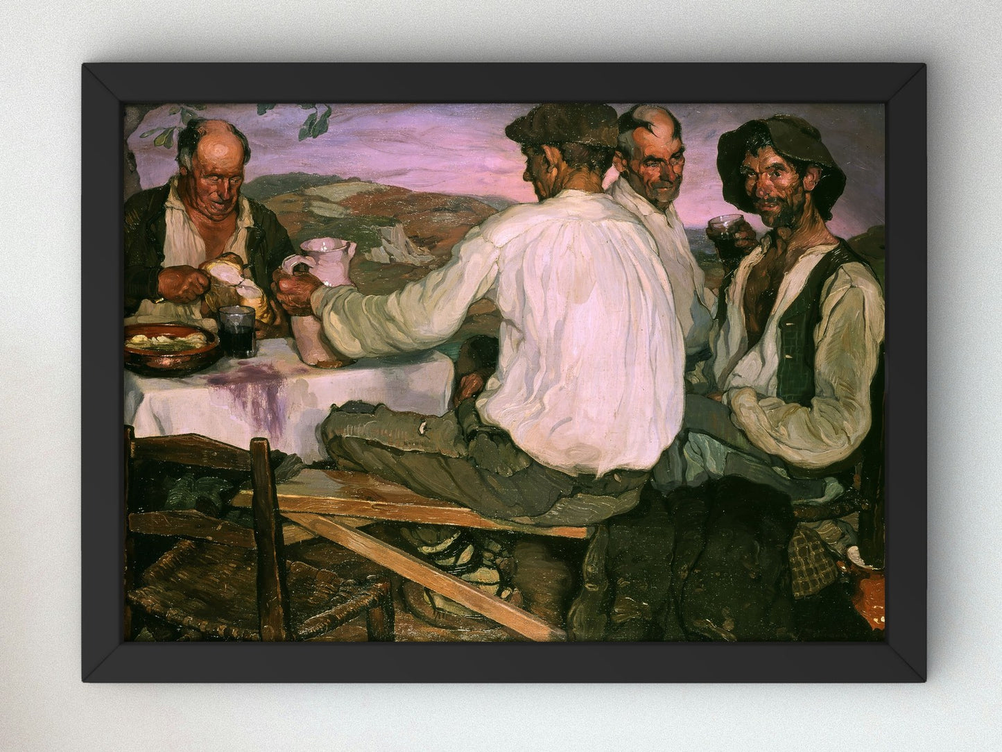 Spanish Farmers by Ignacio Zuloaga 1905, Wall Art Print, Fine Art Reproduction, Museum Quality Decor, Poster