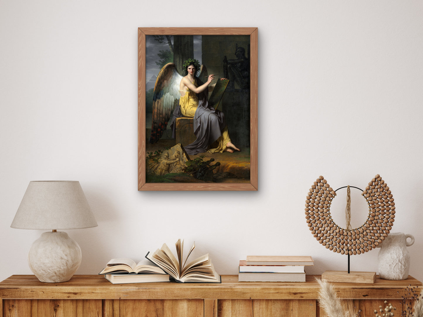 Clio, Muse of History by Charles Meynier 1800, Wall Art Print, Fine Art Reproduction, Museum Quality Decor, Poster